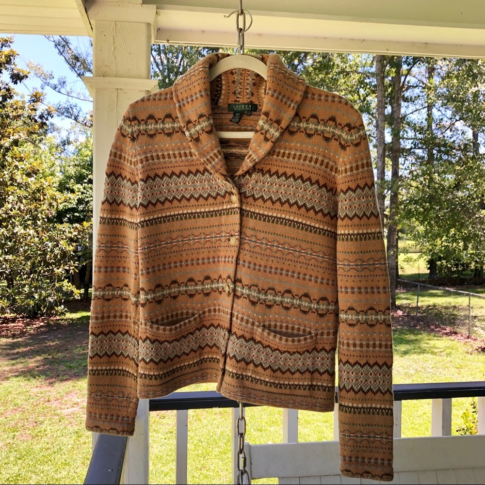 Patterned Wool Ralph Lauren jacket